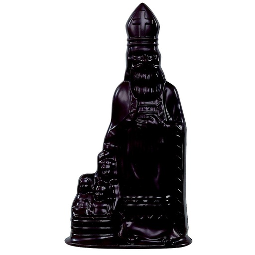 [SNRFO2010] DESCHUTTER ST NICOLAS AVEC 3 ENFANTS NOIR 20 CM - 16 X 125 GR