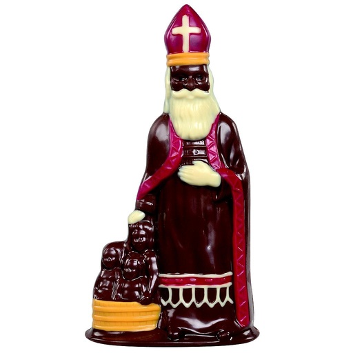 [SNRF42010] DESCH SINT MET 3 KINDJES FONDANT DECO R/G -20 CM - 8 X 125 GR