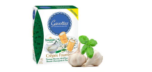 [LOC016] GAVOTTES MINI CREPE FOURREES BOURSIN CREAM 60G (18)