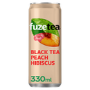 FUZE TEA BLACK TEA PEACH HIBISCUS BLIK 24X33CL