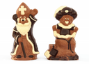 CHOCPROOF ZWAAIENDE SINT & PIET LIGHT MILK DELUXE 18 CM - 6 ST