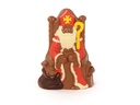 CHOCPROOF SINT OP TROON DARK MILK COLOURED ( MOMENTO )  23 CM - 3 ST