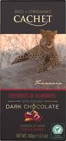 [C21358] CACHET BIO 57% TANZANIA CHOC FONDANT KERS & AMANDELEN 12 X 90 gr (21366)