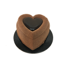 DVT SPIEGELHARTJE TRUFFELMOUSSE INT. FRAMBOZENMOUSSE & COULIS VAN FRAMBOOS 16 ST <*_*>