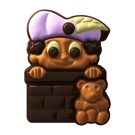 [MDD2181] DELICE ICON PIET UIT SCHOORSTEEN FONDANT PRALINÉ 1,35 KG