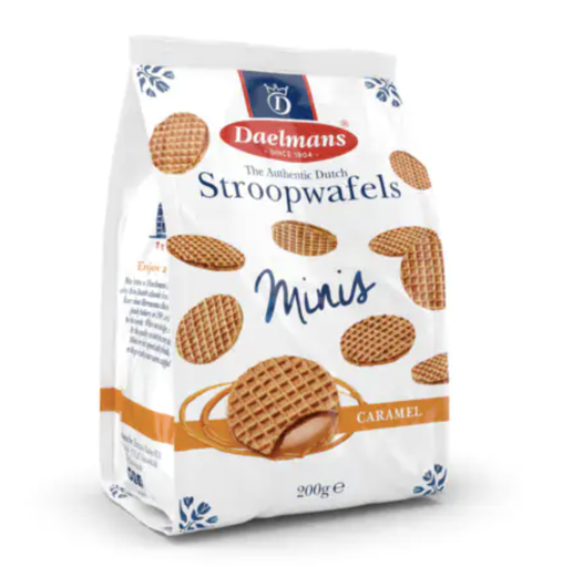 [70103856] DAELMANS MINI STROOPWAFELS BLOKZAKJE 12 X 200 GR