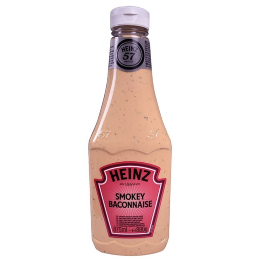 [76015605] HEINZ SMOKEY BACONNAISE 875 ML (6) 