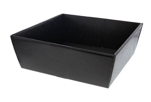 [KAR51835ZW] #VERP - MAND PELLE VIERKANT 17 X 17 X 8CM ZWART 5ST