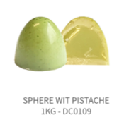 [DC0109] DELICE 0109 SPHERE WIT PISTACHE 1 KG