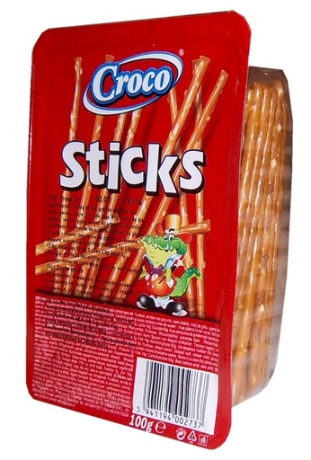 [139/004706] CROCO STICKS ZOUT 16X100GR