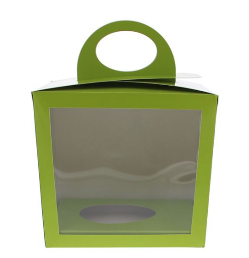 [PAS47003GR] #VERP - PAASDOOS/ VENSTERDOOS C GROEN (EI 17,5/19 CM) - 5ST5 ST