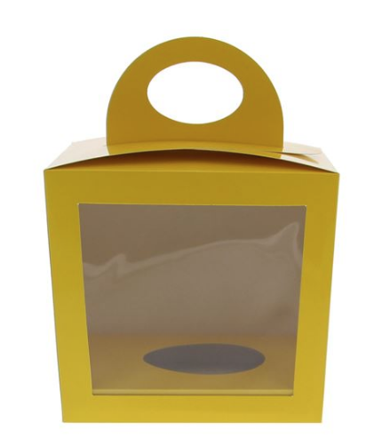 [PAS47003GE] #VERP - PAASDOOS/ VENSTERDOOS C GEEL (EI 17,5/19 CM) - 5ST 5 STUKS D:150MM X B:205MM X H:280MM