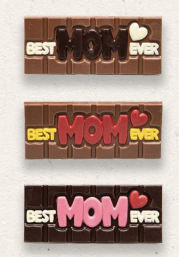 [JCT0006.MIX] DE CHOCOLATERIE TABLET BEST MOM (MIX M & F) 12 STUKS
