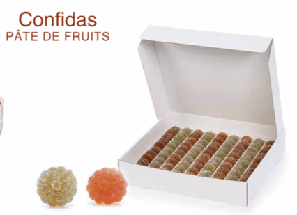 [12050015] CONFIDAS MANDARIJN & APPEL PATE DE FRUITS 1,7 KG (50%) ( HALLOWEEN )