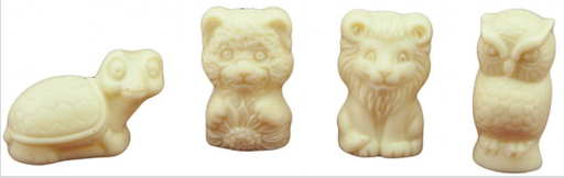 [S10W] MEROUT MINI DIERFIGUURTJES WIT 120 ST -2 KG