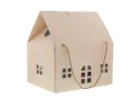 #VERP - CP MAISON 35 CM AVEC CORDE CREME ROZE 5 PIECE