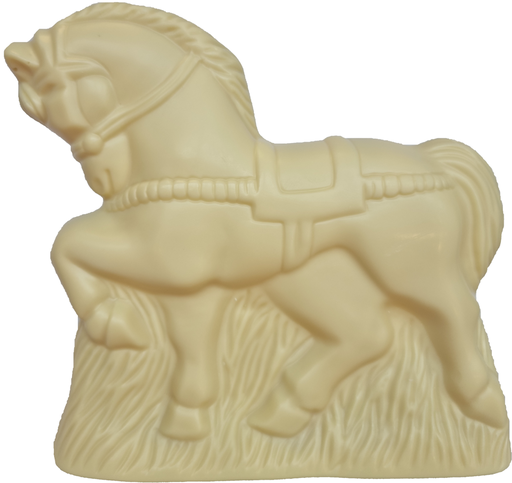 [S170W] MEROUT PAARD WIT 18CM X 4 ST - 1KG