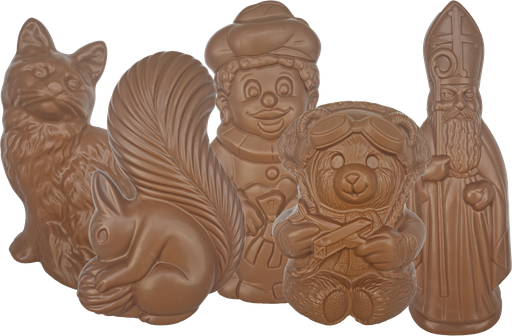 [S200M] MEROUT GROTE FIGUREN MELK ASS 5 ST - 1,5 KG