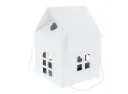 HUIS MET KOORD WIT MATELASSE 20Cm x 20cm x 30CM - 5 STUKS 