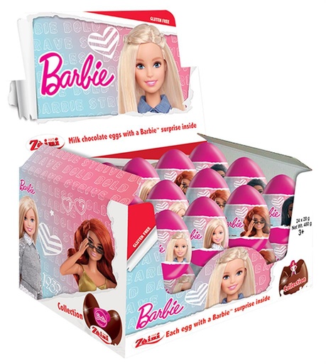 [72012305] ZAINI BARBIE EGGS 24 ST 