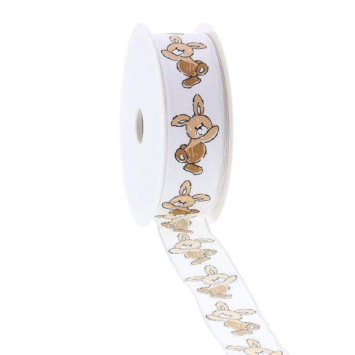 [LIN629115140] #VERP - LINT MET DRAAD BUNNY BASKET KONIJNTJE 25 MM 