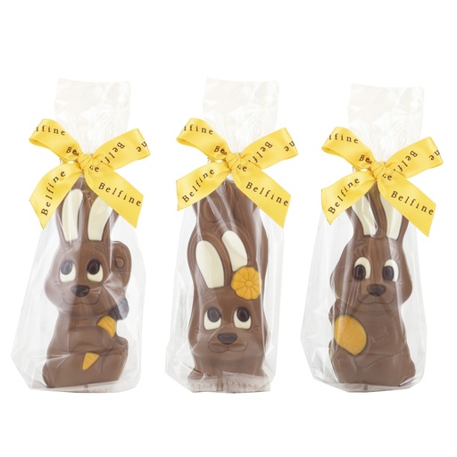 [BEL1006339] BELFINE ZAKJE KONIJN KAAT, KATO & KIKI -12,7CM - 24 X 55 GR