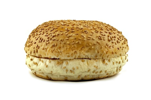 [LA821] LA STREETFOOD GLAZED ROASTED SESAME BUN 11,5 CM - 45 X 70 GR <*_*>