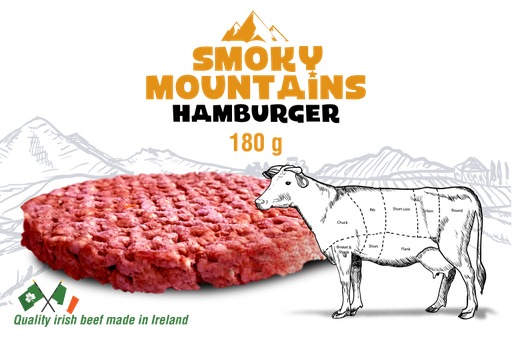 [LA894] LA STREETFOOD SMOKY MOUNTAINS HAMBURGER 24 X 180 GR <*_*>