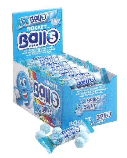 [ASTR/751020012] ROCKET BALLS ZURE KOGELS BRAMEN STRIPS 50 X 5ST