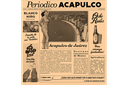 LA STREETFOOD NEWSPAPER ACAPULCO BRUIN 30 X 30 CM