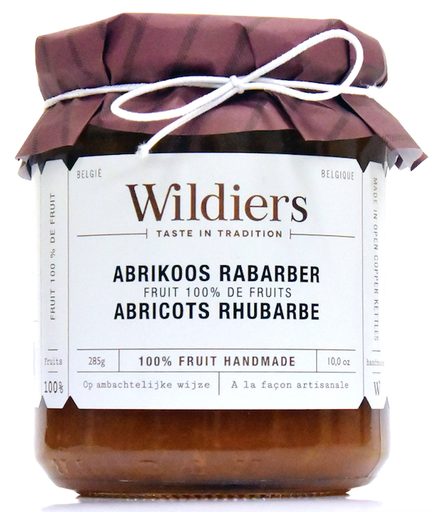 [060/006246] WILDIERS 100 % FRUIT ABRIKOOS RABARBER 8 X 285 GR