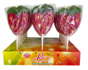 ROKS AARDBEI LOLLY 80 GR X 27 STUKS