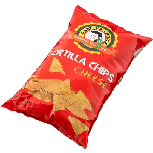 [LA275.1] LA FOODS PABLO'S CHOICE TORTILLA CHIPS CHEESE 12 X 475 GR 