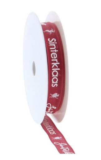 [LIN919223120] #VERP - LINT IJZERDRAAD SINT "VINTAGE" PUFF 15MM X 20M ROOD NL