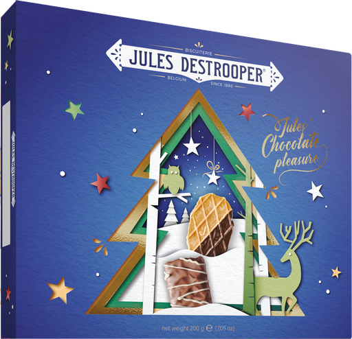 [71GM200EOY24] DESTR KERST JULES CHOCOLATE PLEASURE  6 X 200 GR 