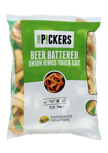 [MCC/590801] MCCAIN PICKERS BEER THICK ONION RINGS 1kg <*_*>