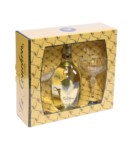 [085/006765] LE COUCHON CUVEE DOCG 75 CL + 2 GLAZEN