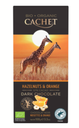 CACHET 55% CHOC FONDANT HAZELNOOT & APPELSIEN 12 X 90GR (21367)