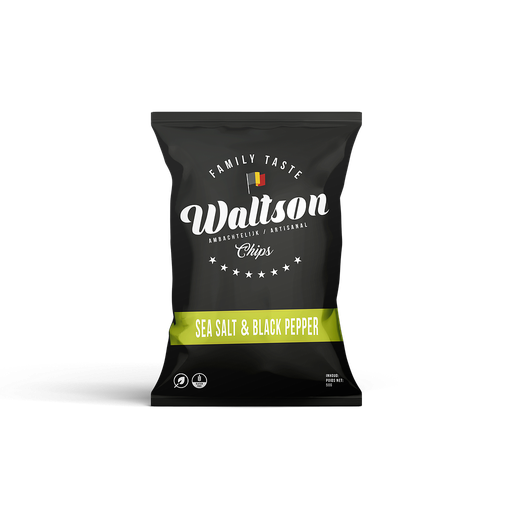 [612.080] WALTSON CHIPS SEA SALT & BLACK PEPPER 20 X 40 GR
