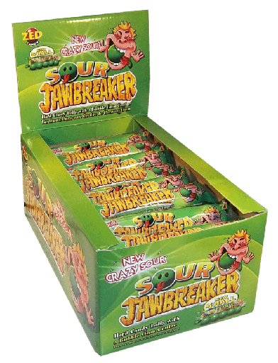 [14839] JAWBREAKERS SOUR 4-BALLS X 40 ST