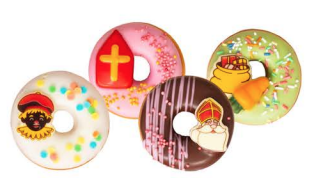 [LDA120.202-24] SLEEUBUS MINI DONUTS ST NICOLAS 24 X 50 GR 