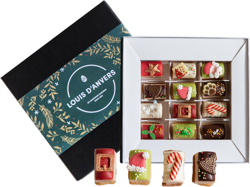 [110.206-12] LOUIS D'ANVERS PETIT FOURS MARSEPEIN LUXURY GIFTBOX  12 PCS (12)