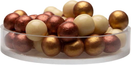 [2303-054] BGL CHOCOCHOUPS FIESTA ( wit, amber, goud) 2,5 KG 