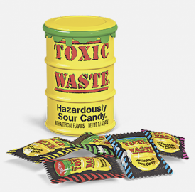 [115444] TOXIC WASTE DRUM YELLOW SOUR 12 ST  