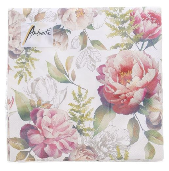 [SER13318131] #VERP - SERVET FLOWERY - PEONIES