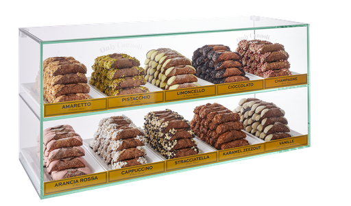 [PXL10] ONLY CANNOLI PIU GRANDE XL DISPLAY ( 83,5 X 28 X 37CM) + DOOS MET TOEBEHOREN