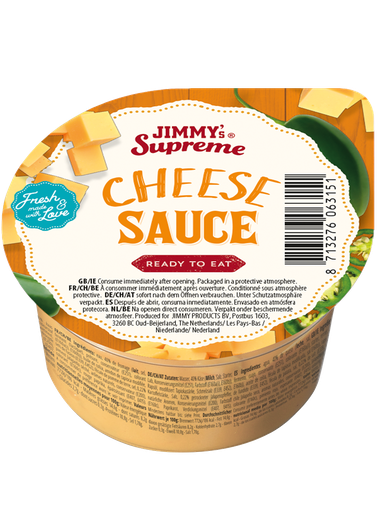 [285/008379] JIMMY'S SUPREME CHEESE SAUCE 45 X 90 GR