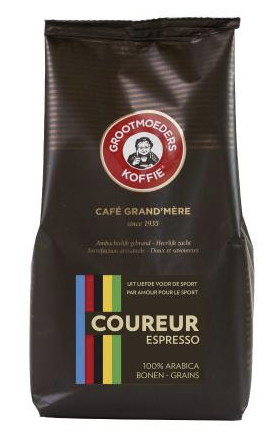 [K10041] GROOTMOEDERS KOFFIE COUREUR BONEN 6X500 GR