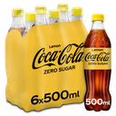 COLA ZERO LEMON PET 4X6X50CL