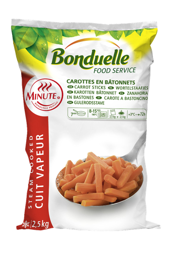 [BON/48036] BONDUELLE WORTELSTAAFJES 2,5KG (48036) <*_*>